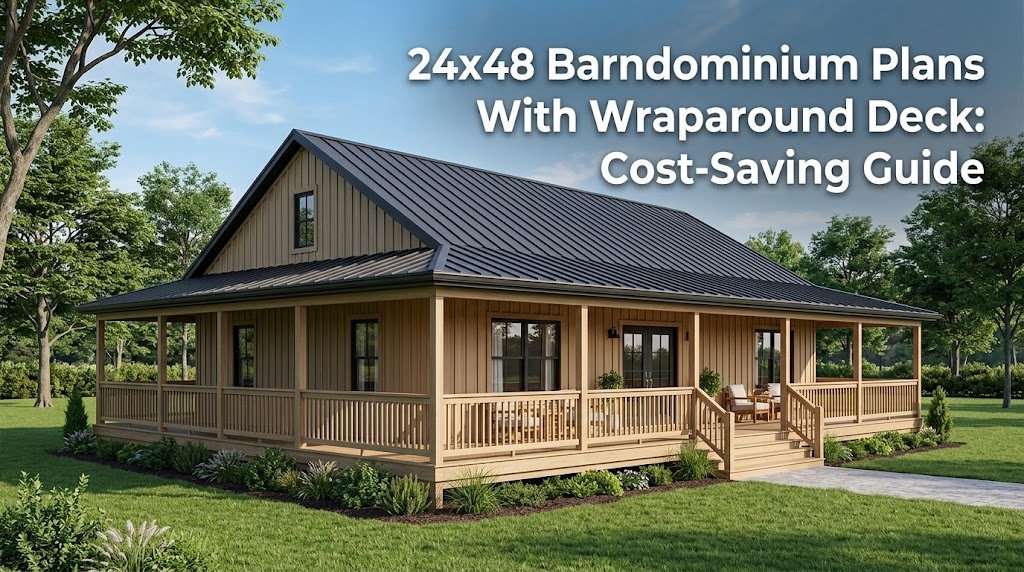 24×48 Barndominium Plans: Cost-Saving Wraparound Deck Guide
