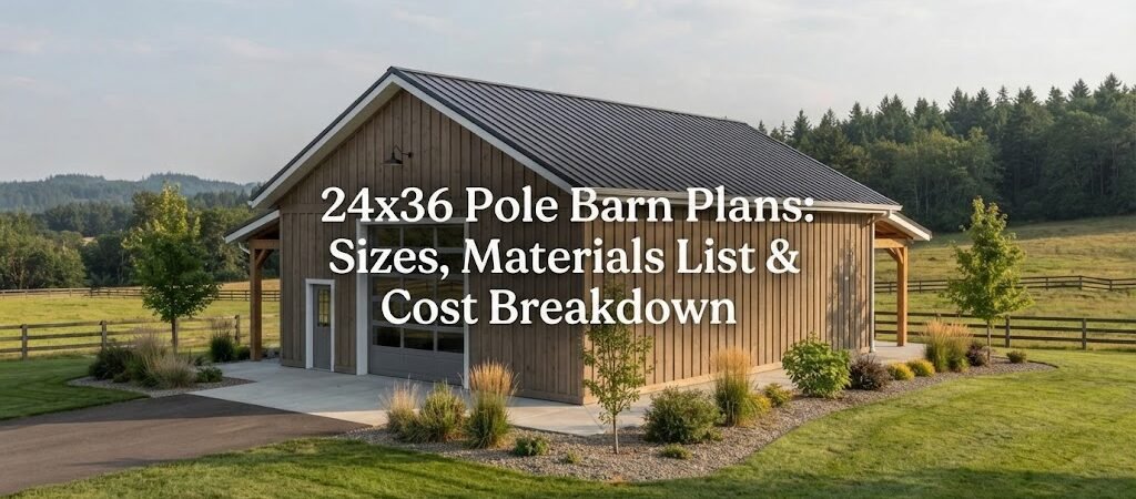 24×36 Pole Barn Plans: A Simple Guide to Getting Started