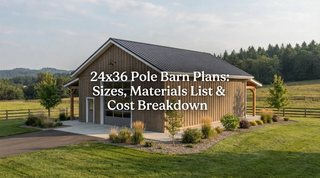 24×36 Pole Barn Plans: A Simple Guide to Getting Started
