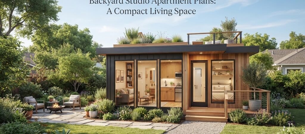 Backyard Studio Apartment Plans: A Compact Living Space