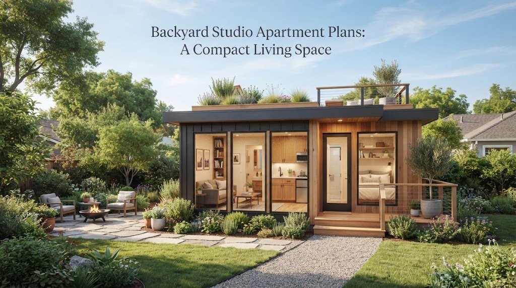 Backyard Studio Apartment Plans: A Compact Living Space