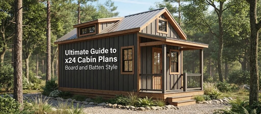 X24 Cabin Plans: Board and Batten Style Guide