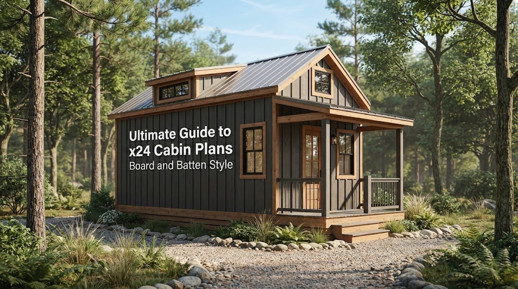 X24 Cabin Plans: Board and Batten Style Guide