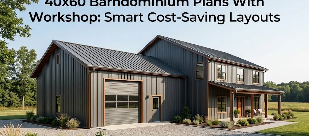 40×60 Barndominium Plans with Workshop: Cost-Effective Designs