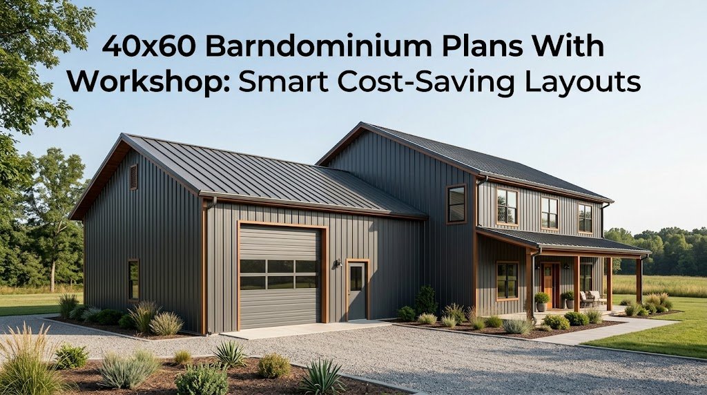 40×60 Barndominium Plans with Workshop: Cost-Effective Designs