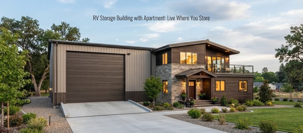 RV Storage Building with Apartment: Live Where You Store