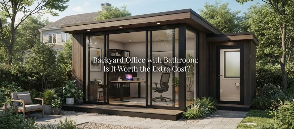 Backyard Office with Bathroom: Is It Worth the Extra Cost?