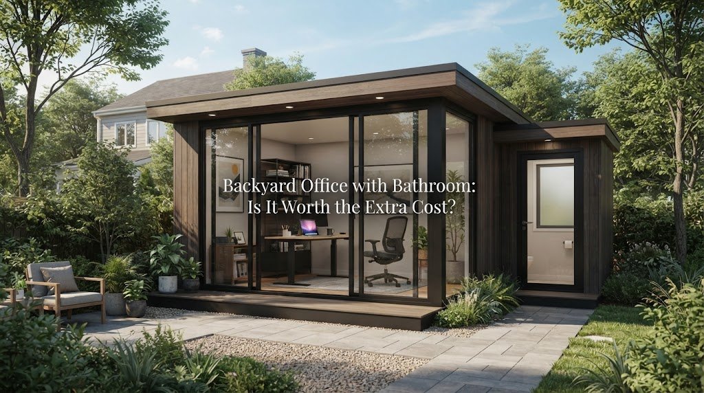Backyard Office with Bathroom: Is It Worth the Extra Cost?