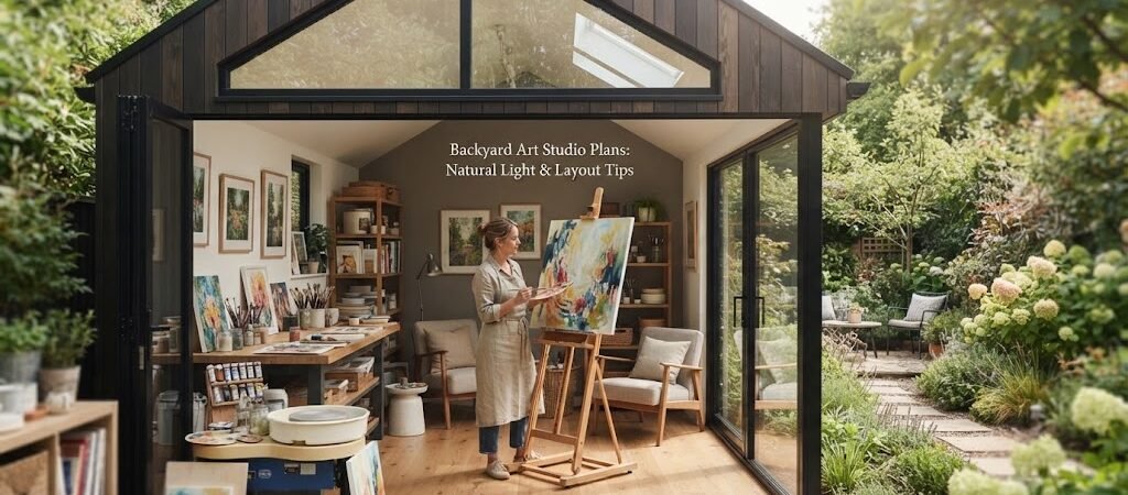 Backyard Art Studio Plans: Natural Light & Layout Tips