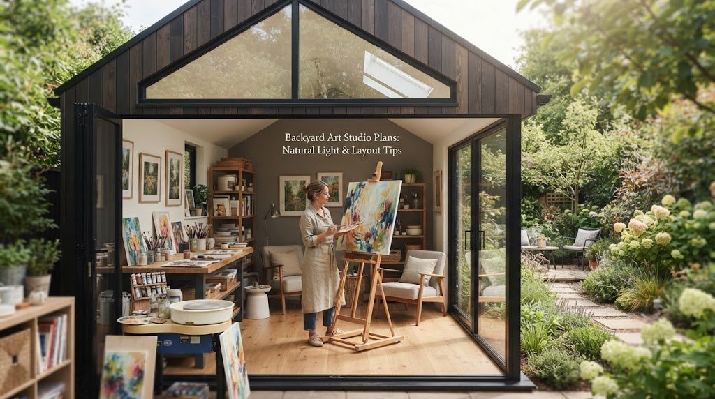 Backyard Art Studio Plans: Natural Light & Layout Tips