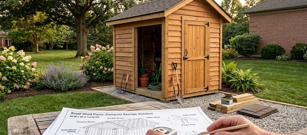 Small Shed Plans: Compact Storage Solutions for Your Backyard