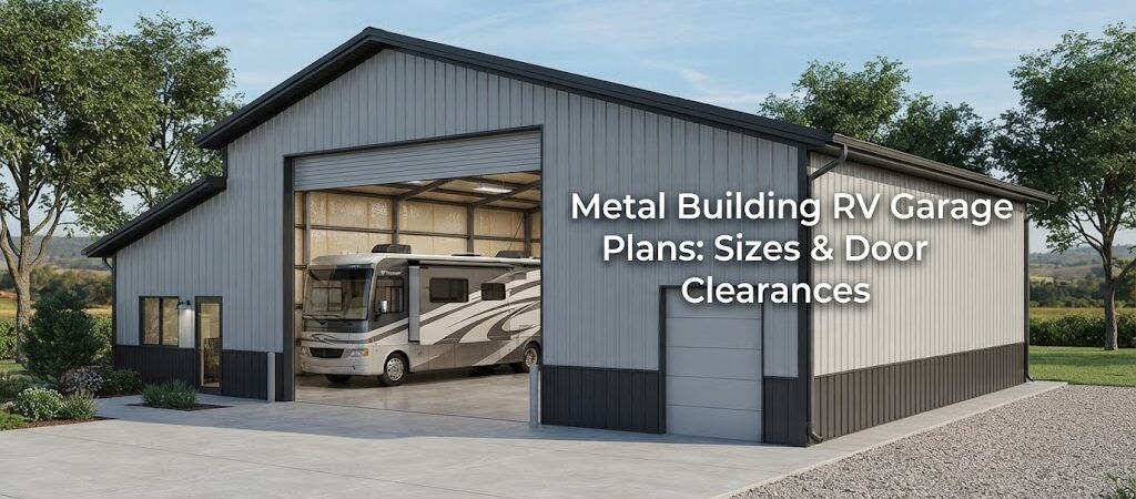 Metal Building RV Garage Plans: Sizes & Door Clearances