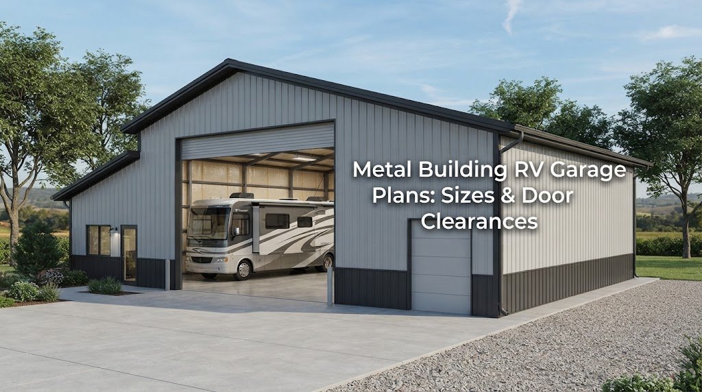Metal Building RV Garage Plans: Sizes & Door Clearances