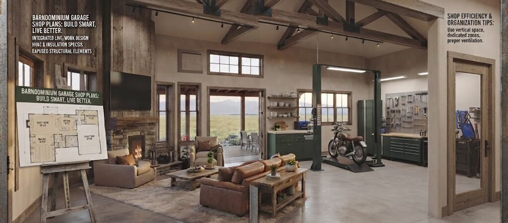 Smart Barndominium Garage Shop Plans for Efficient Living