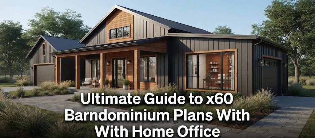 Top x60 Barndominium Plans with Home Office Design Ideas