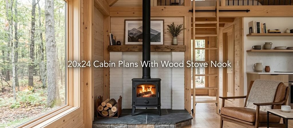20×24 Cabin Plans: Create Your Perfect Wood Stove Nook