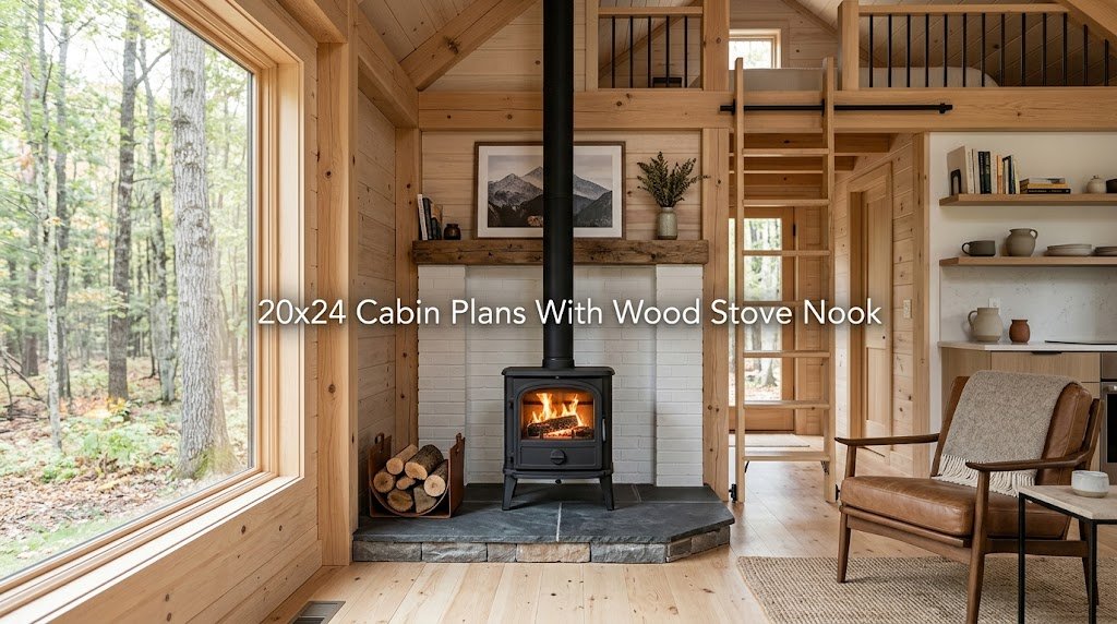 20×24 Cabin Plans: Create Your Perfect Wood Stove Nook