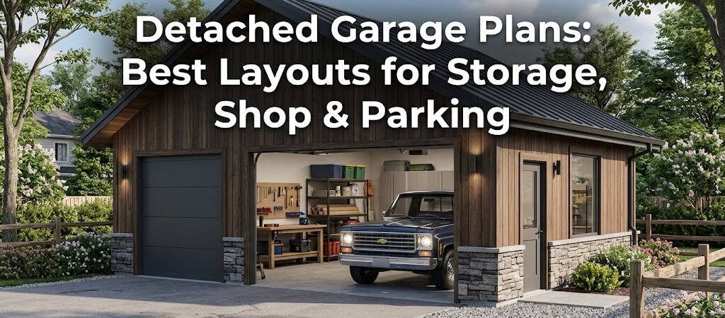 Detached Garage Plans: Best Layouts for Parking & Storage