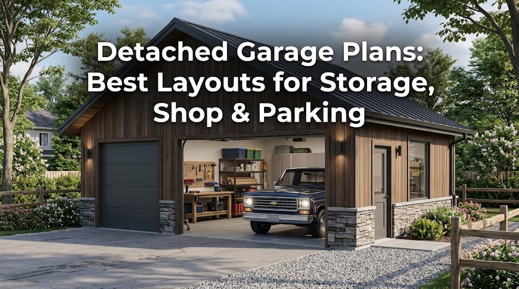 Detached Garage Plans: Best Layouts for Parking & Storage