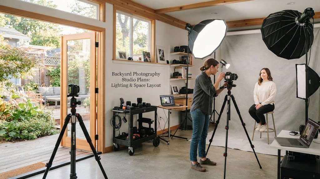 Backyard Photography Studio Plans: Lighting & Space Layout