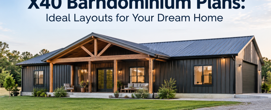 X40 Barndominium Plans: Discover Your Ideal Floor Design