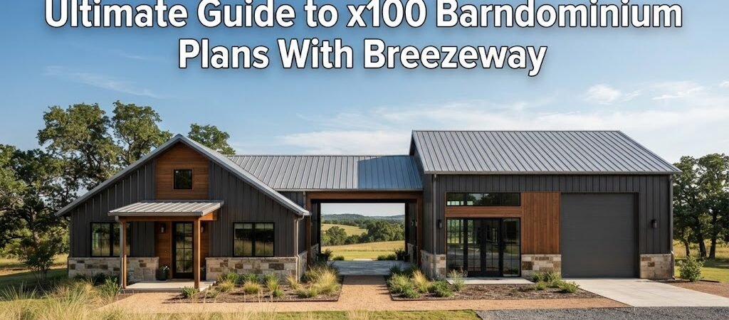 Guide to x100 Barndominium Plans with Breezeway