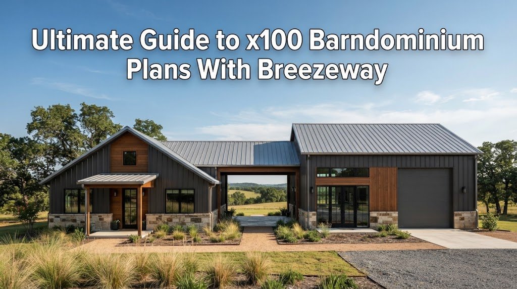 Guide to x100 Barndominium Plans with Breezeway