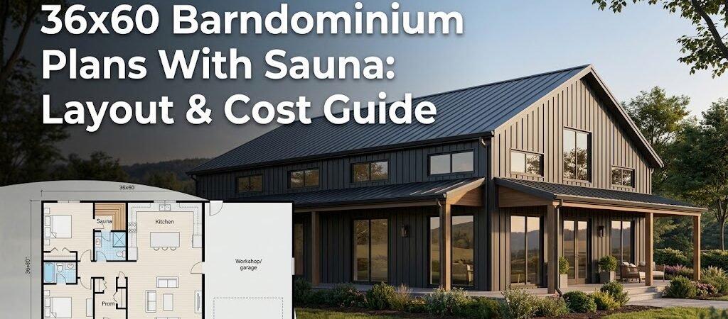 36×60 Barndominium Plans With Sauna: Layout and Cost Insights