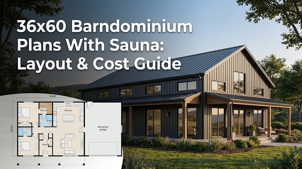 36×60 Barndominium Plans With Sauna: Layout and Cost Insights