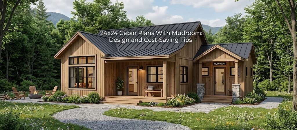 24×24 Cabin Plans with Mudroom: Design & Cost-Saving Tips