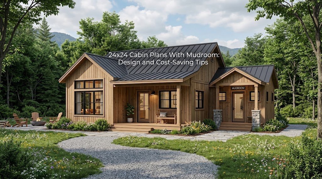 24×24 Cabin Plans with Mudroom: Design & Cost-Saving Tips