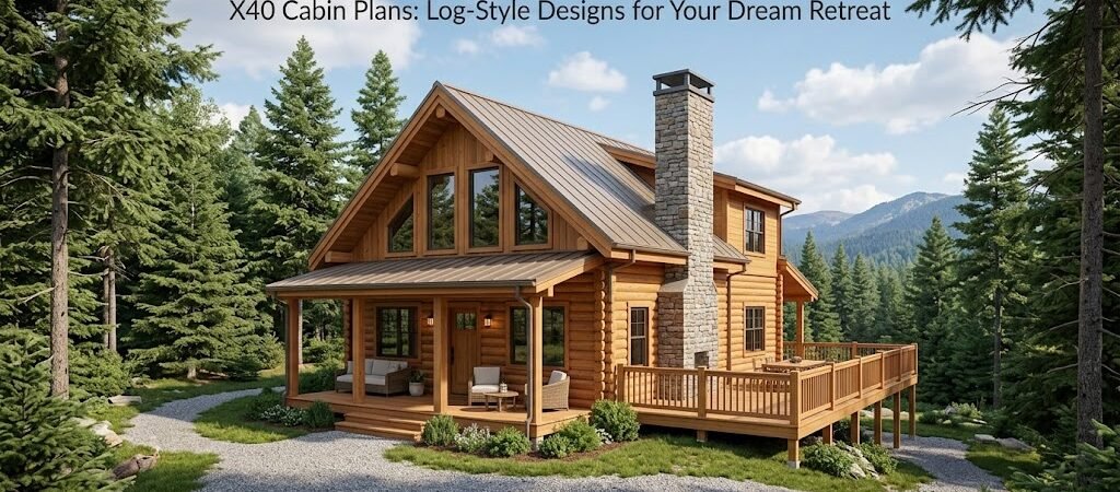 X40 Cabin Plans: Log-Style Designs for Your Dream Home