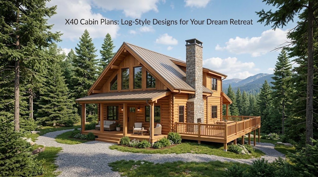 X40 Cabin Plans: Log-Style Designs for Your Dream Home