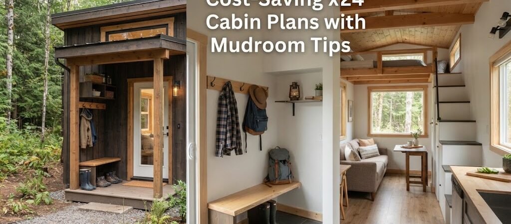 Cost-Saving Tips for x24 Cabin Plans with a Mudroom