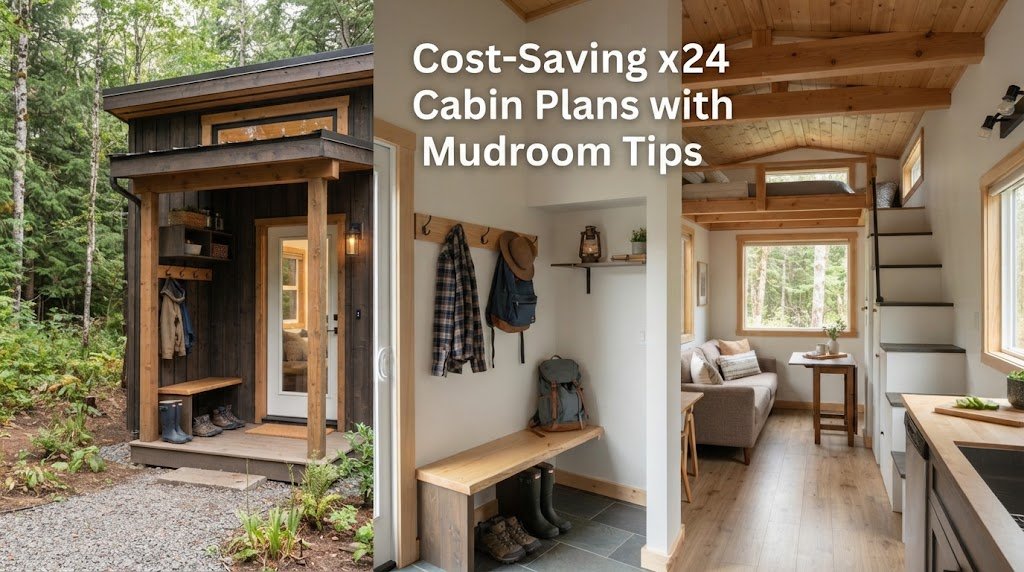 Cost-Saving Tips for x24 Cabin Plans with a Mudroom