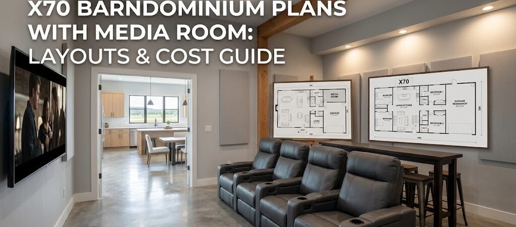 40×70 Barndominium Plans with Media Room: Cost & Options