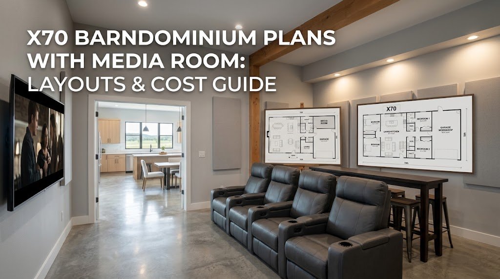 40×70 Barndominium Plans with Media Room: Cost & Options