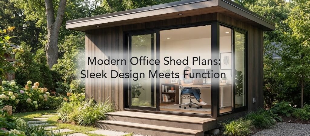 Modern Office Shed Plans: Sleek Design Meets Function