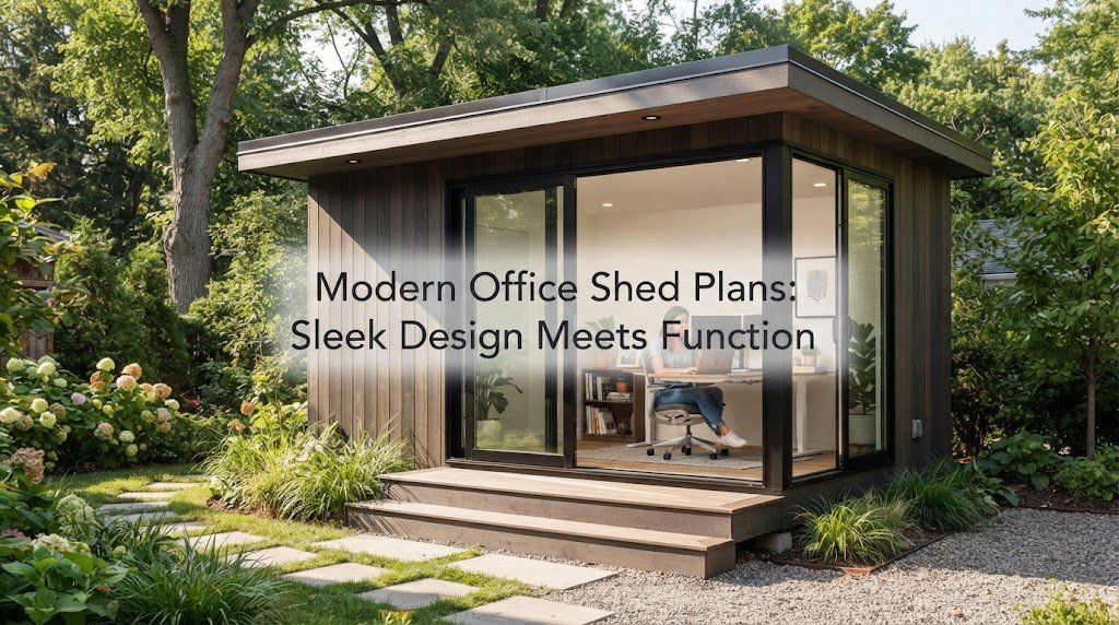Modern Office Shed Plans: Sleek Design Meets Function