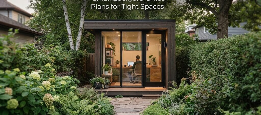 Small Backyard Office Plans for Tight Spaces