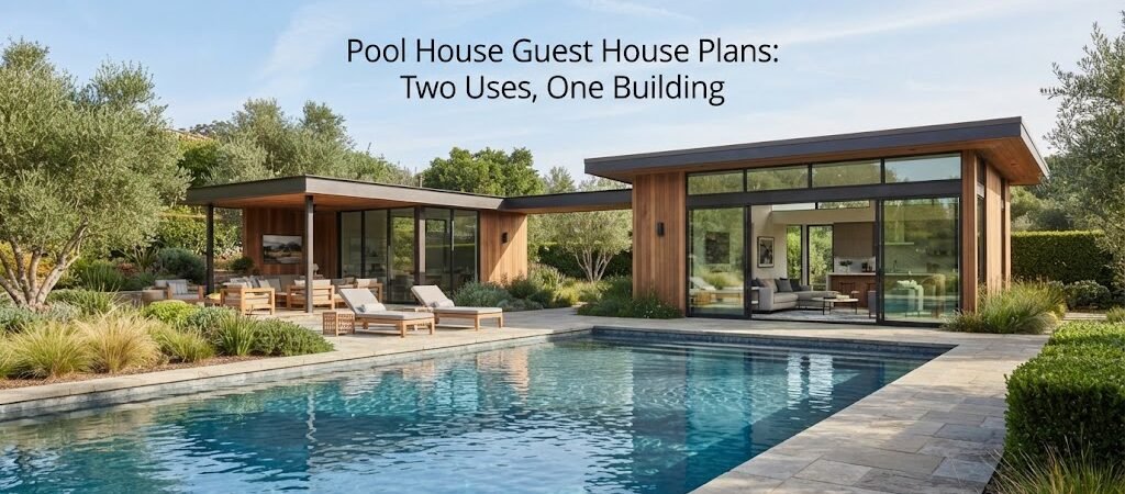 Pool House Guest House Plans: Two Uses, One Building