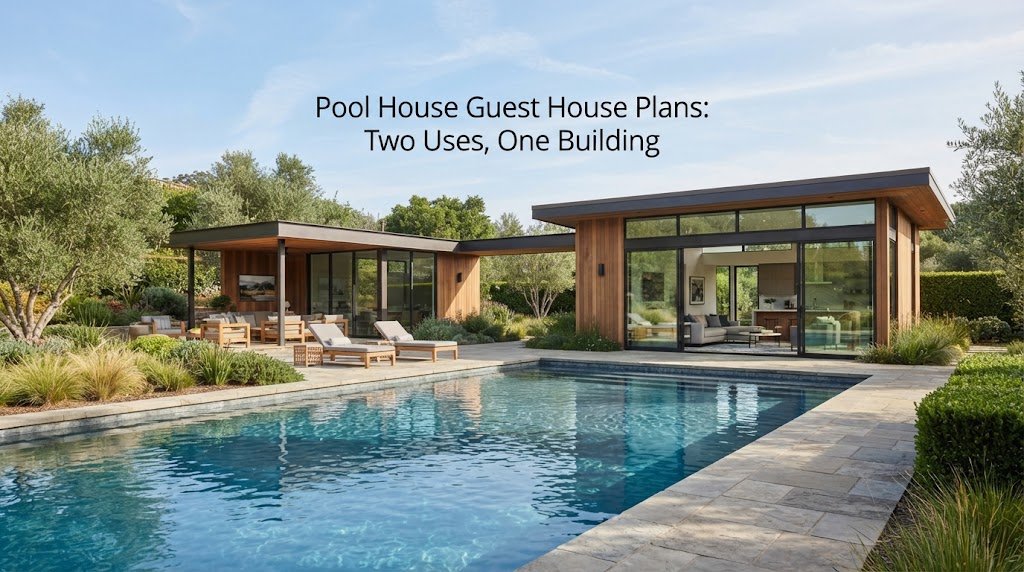 Pool House Guest House Plans: Two Uses, One Building