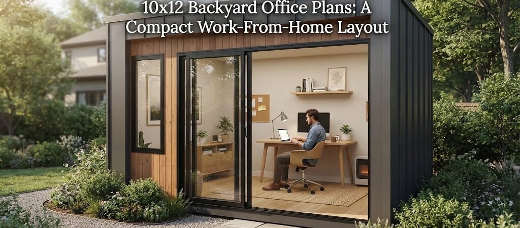 10×12 Backyard Office Plans: A Compact Work-From-Home Layout