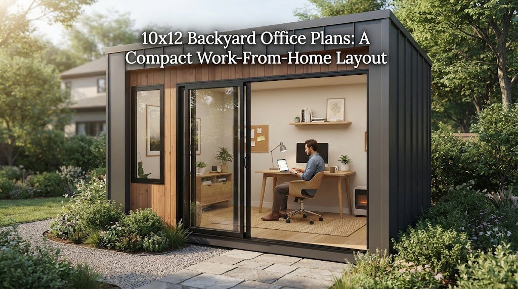 10×12 Backyard Office Plans: A Compact Work-From-Home Layout