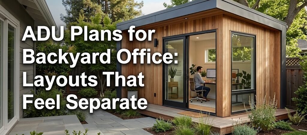 Top ADU Plans for Backyard Offices: Optimize Your Workspace