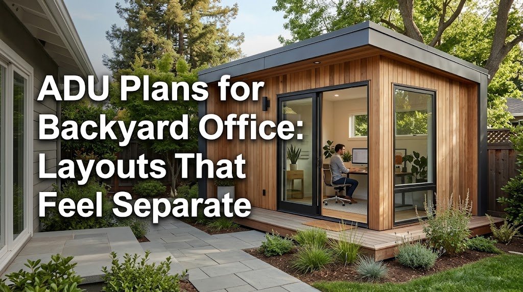 Top ADU Plans for Backyard Offices: Optimize Your Workspace