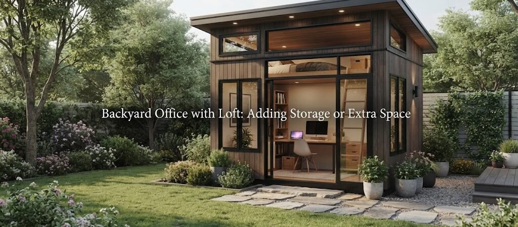 Backyard Office with Loft: Adding Storage or Extra Space