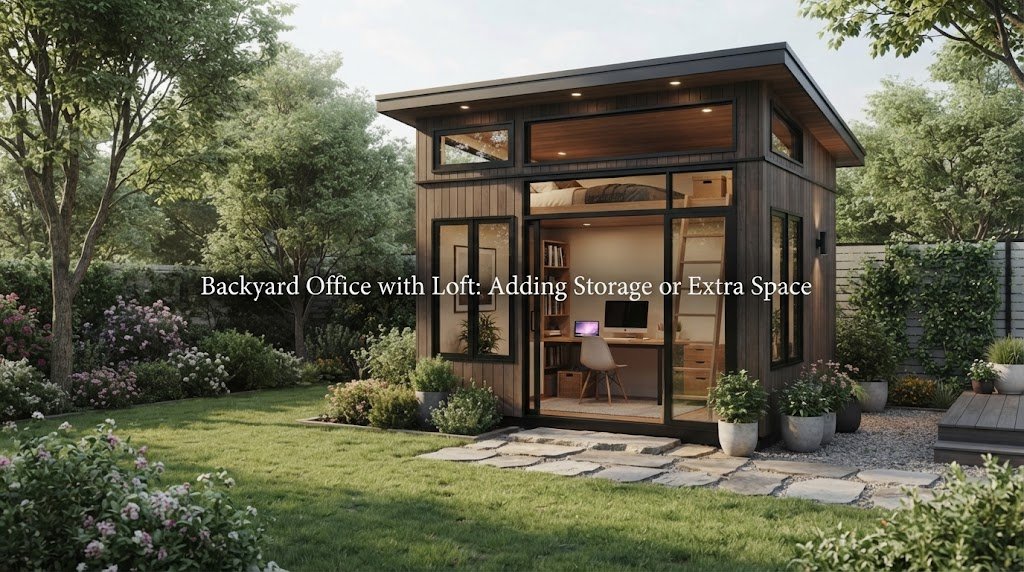 Backyard Office with Loft: Adding Storage or Extra Space