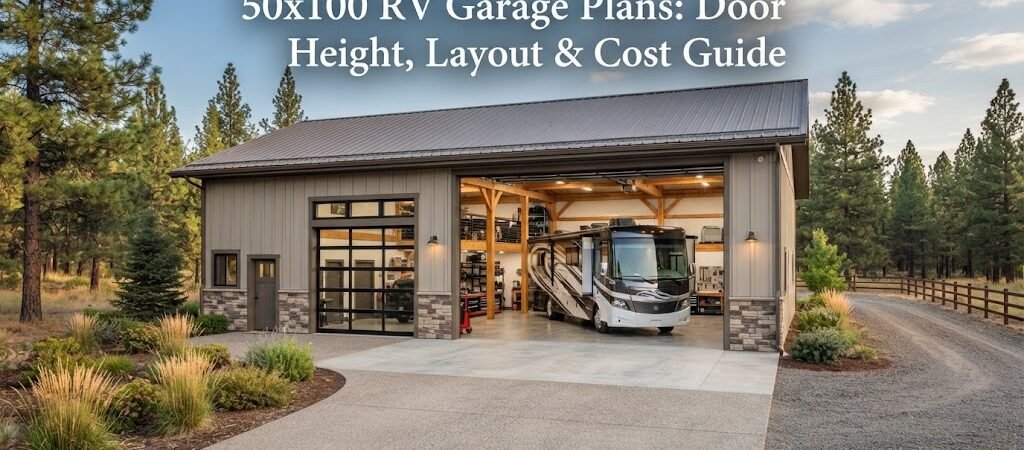 50×100 RV Garage Plans: Door Height, Layout & Cost Guide