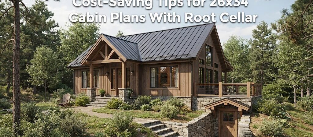 Budget-Friendly Tips for 26×34 Cabin Plans with Root Cellar